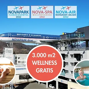 Novapark Flugzeughotel 3*, Graz Ausztria